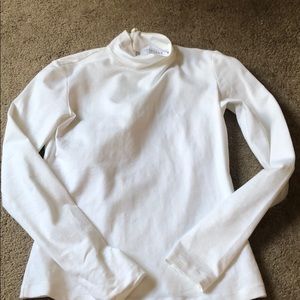 Everlane Edition White Turtleneck Shirt XS